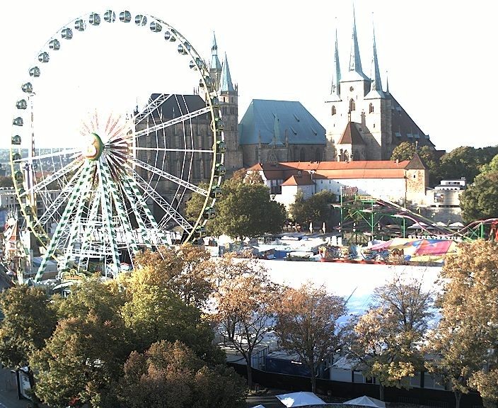 Archived image Webcam Erfurt - Cathedral Square
