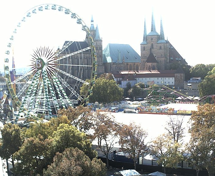 Archived image Webcam Erfurt - Cathedral Square