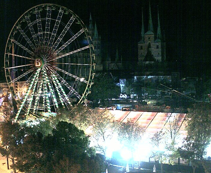 Archiv Foto Webcam Erfurter Domplatz
