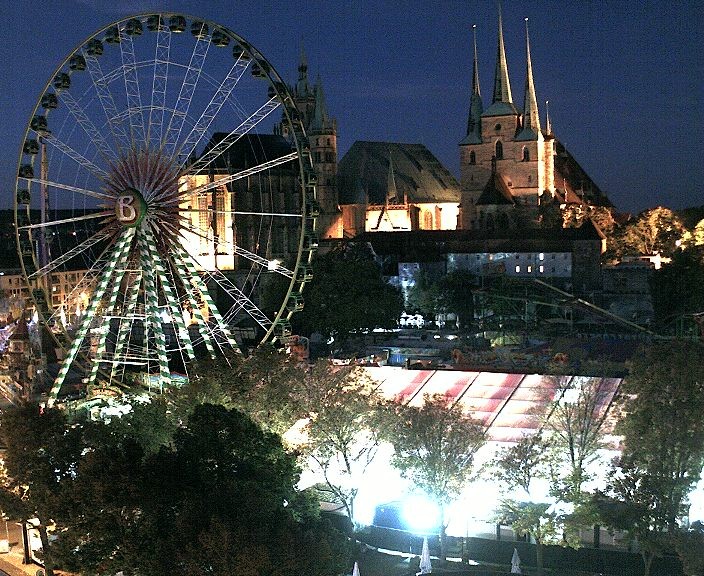 Archiv Foto Webcam Erfurter Domplatz