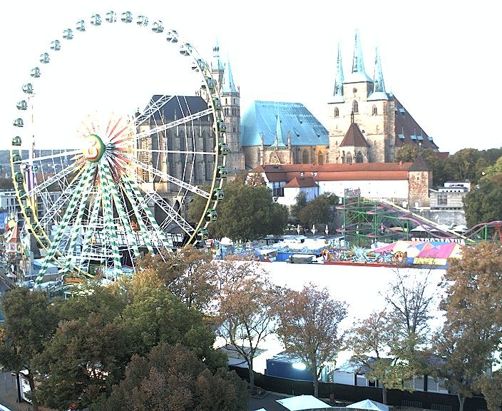 Archiv Foto Webcam Erfurter Domplatz