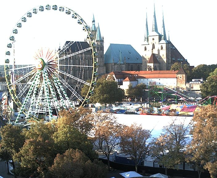 Archiv Foto Webcam Erfurter Domplatz