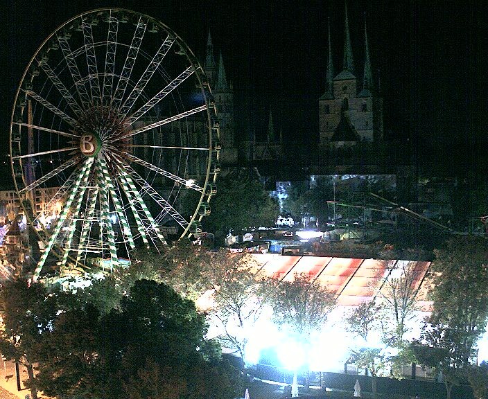 Archiv Foto Webcam Erfurter Domplatz