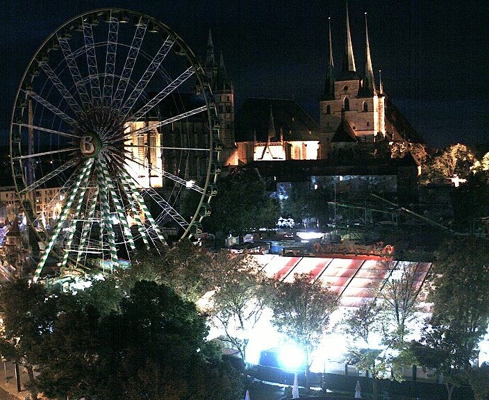 Archiv Foto Webcam Erfurter Domplatz