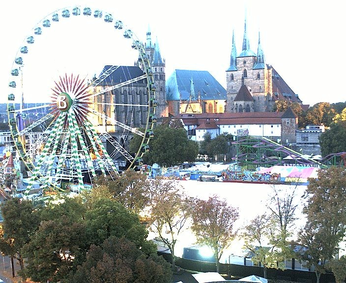 Archiv Foto Webcam Erfurter Domplatz