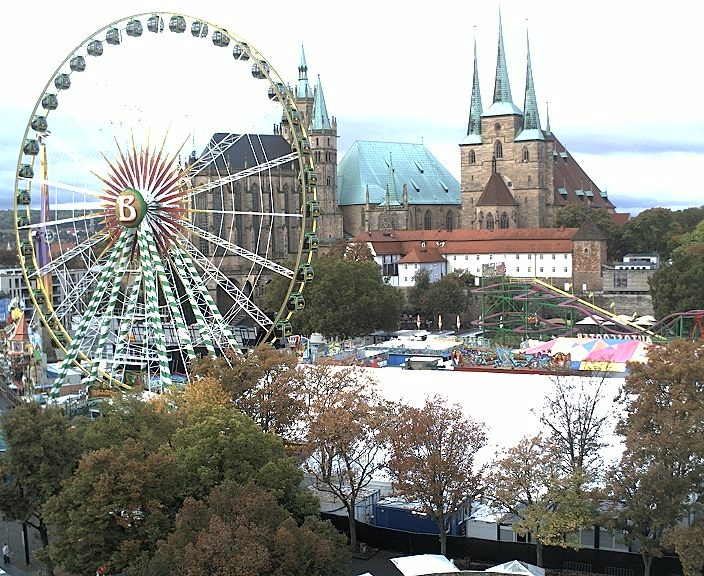 Archiv Foto Webcam Erfurter Domplatz