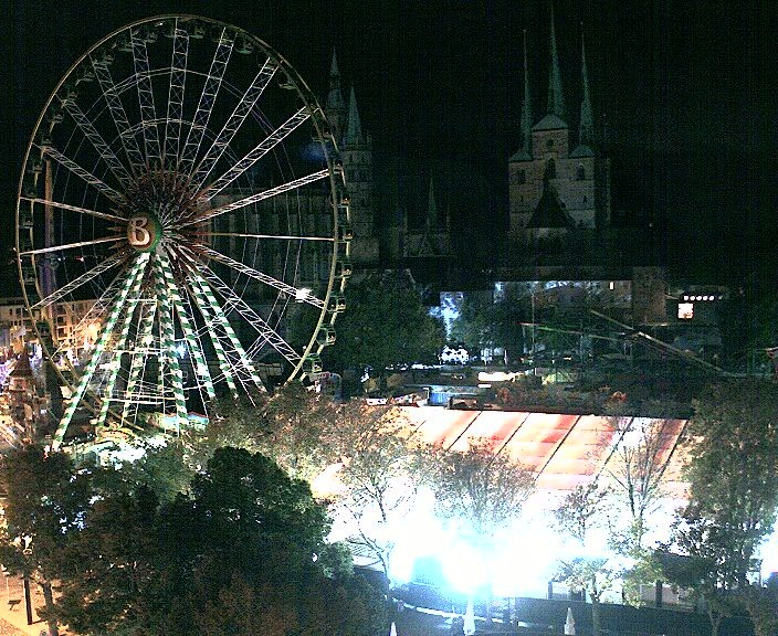 Archived image Webcam Erfurt - Cathedral Square