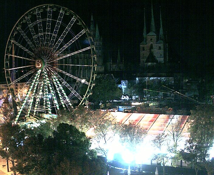 Archiv Foto Webcam Erfurter Domplatz