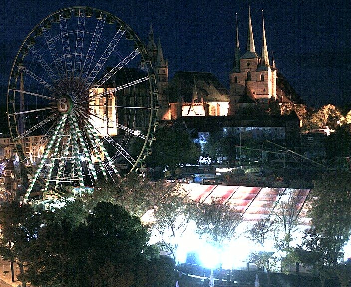 Archiv Foto Webcam Erfurter Domplatz