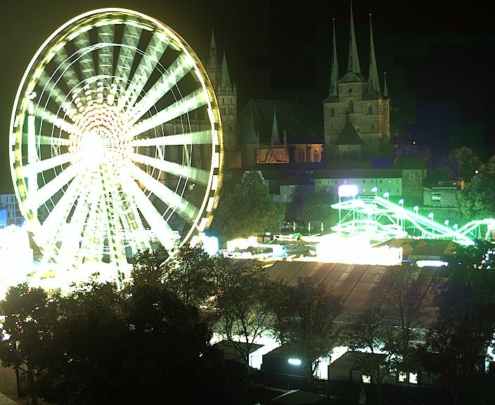 Archived image Webcam Erfurt - Cathedral Square