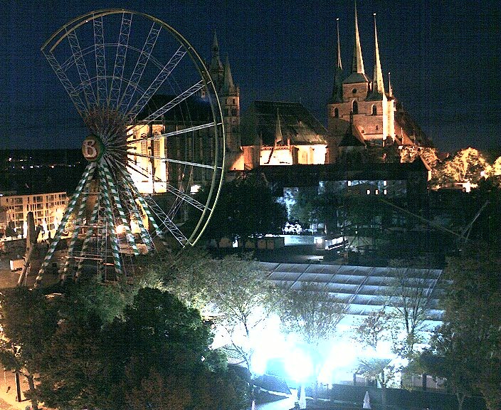 Archiv Foto Webcam Erfurter Domplatz