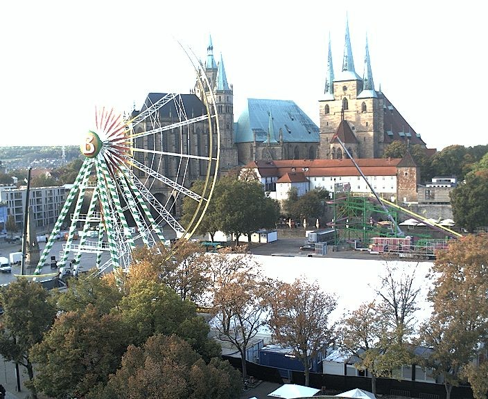Archiv Foto Webcam Erfurter Domplatz