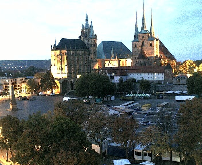 Archiv Foto Webcam Erfurter Domplatz