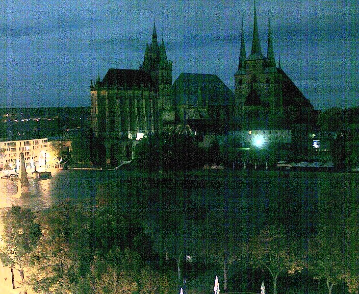 Archiv Foto Webcam Erfurter Domplatz