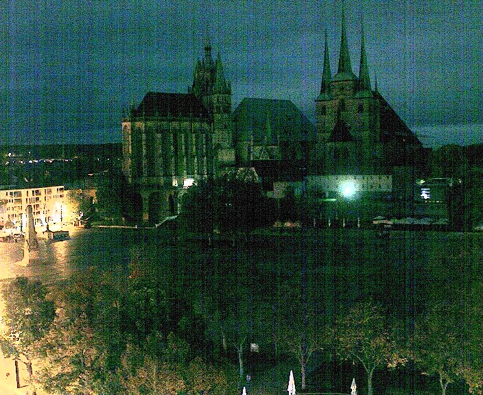 Archiv Foto Webcam Erfurter Domplatz