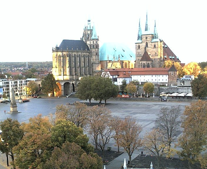 Archiv Foto Webcam Erfurter Domplatz