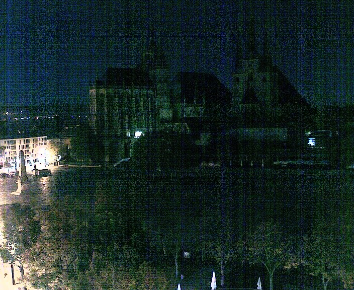 Archiv Foto Webcam Erfurter Domplatz