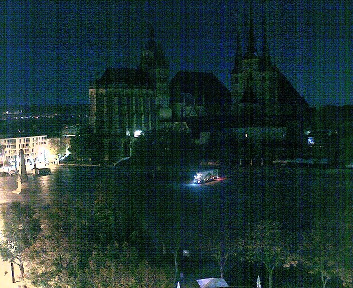 Archiv Foto Webcam Erfurter Domplatz