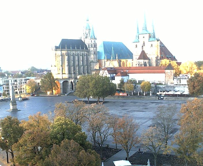 Archiv Foto Webcam Erfurter Domplatz