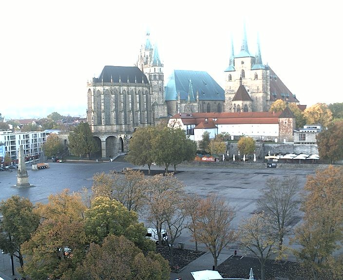 Archiv Foto Webcam Erfurter Domplatz