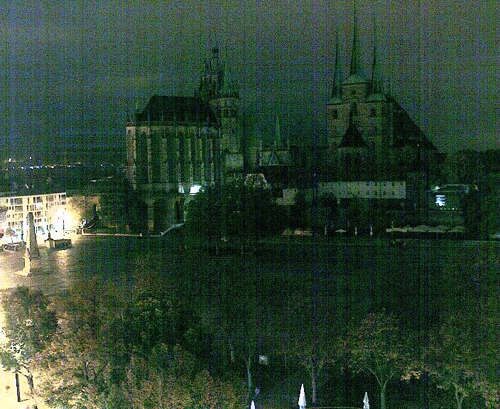 Archiv Foto Webcam Erfurter Domplatz
