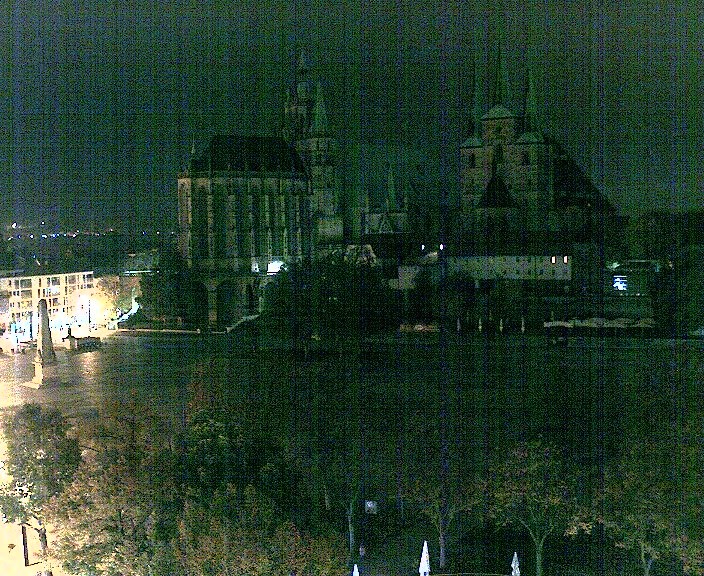 Archiv Foto Webcam Erfurter Domplatz