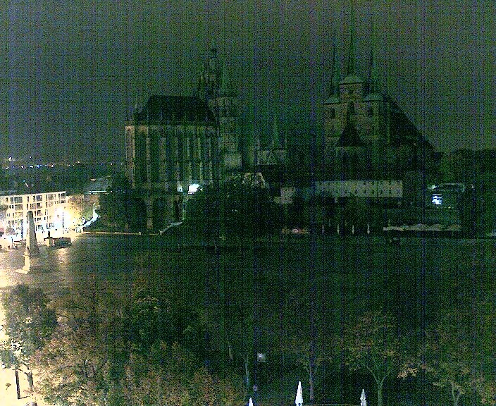 Archiv Foto Webcam Erfurter Domplatz