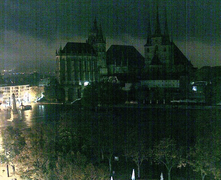 Archiv Foto Webcam Erfurter Domplatz