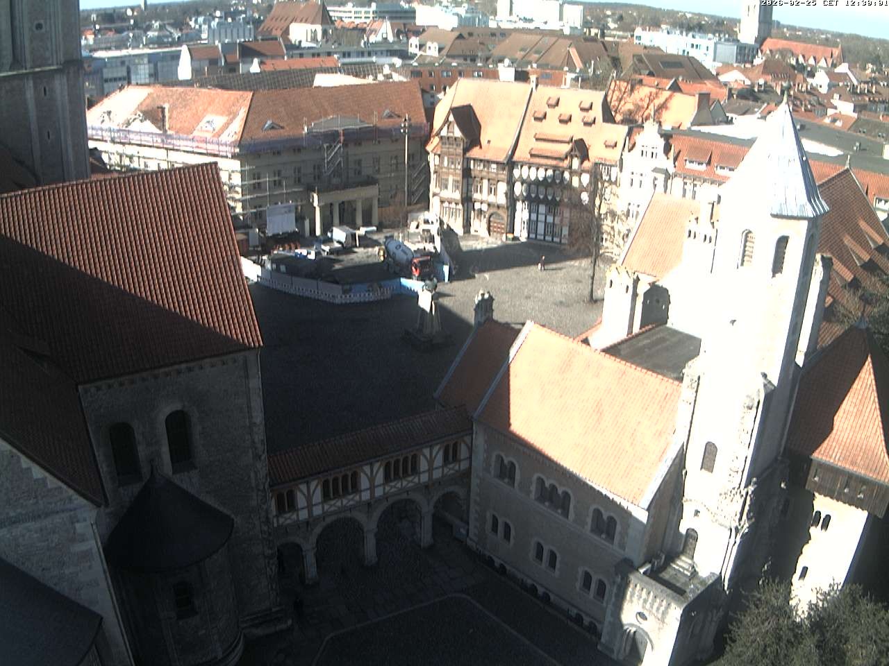 Archiv Foto Webcam Burgplatz Braunschweig