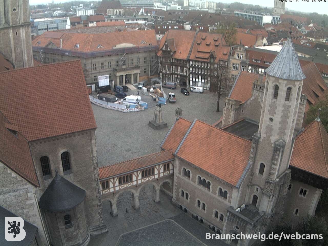 Archiv Foto Webcam Burgplatz Braunschweig