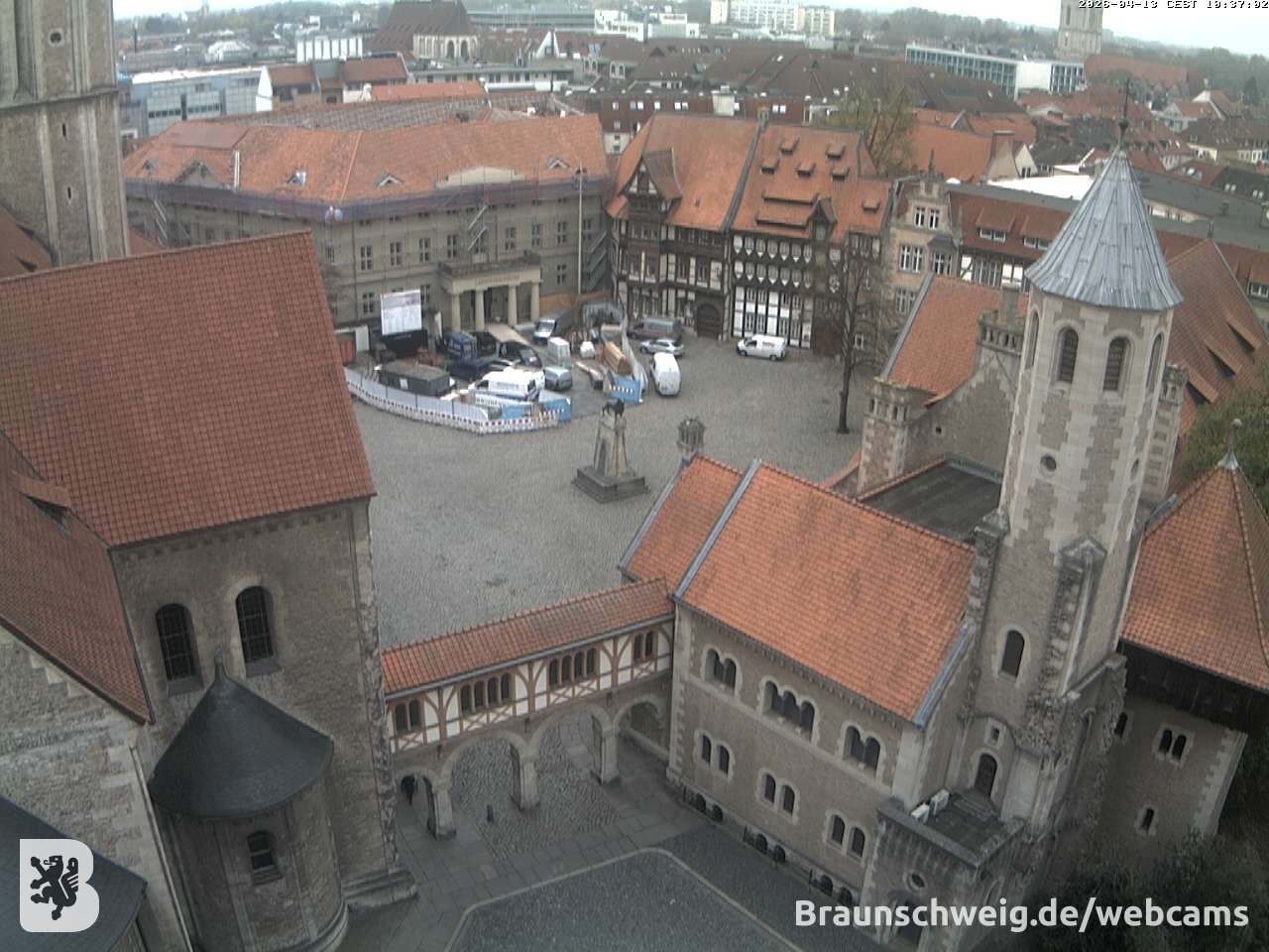 Archiv Foto Webcam Burgplatz Braunschweig