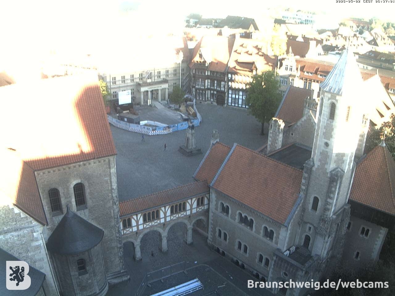 Archiv Foto Webcam Burgplatz Braunschweig