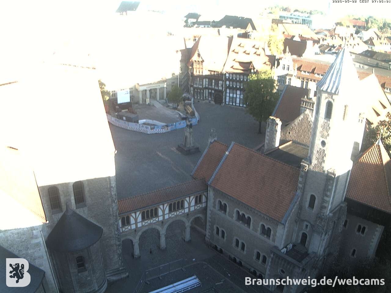 Archiv Foto Webcam Burgplatz Braunschweig