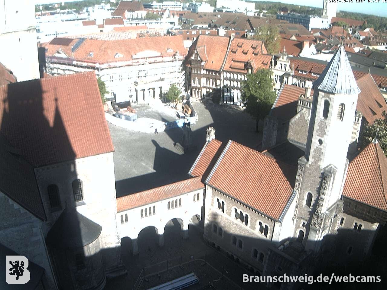 Archiv Foto Webcam Burgplatz Braunschweig