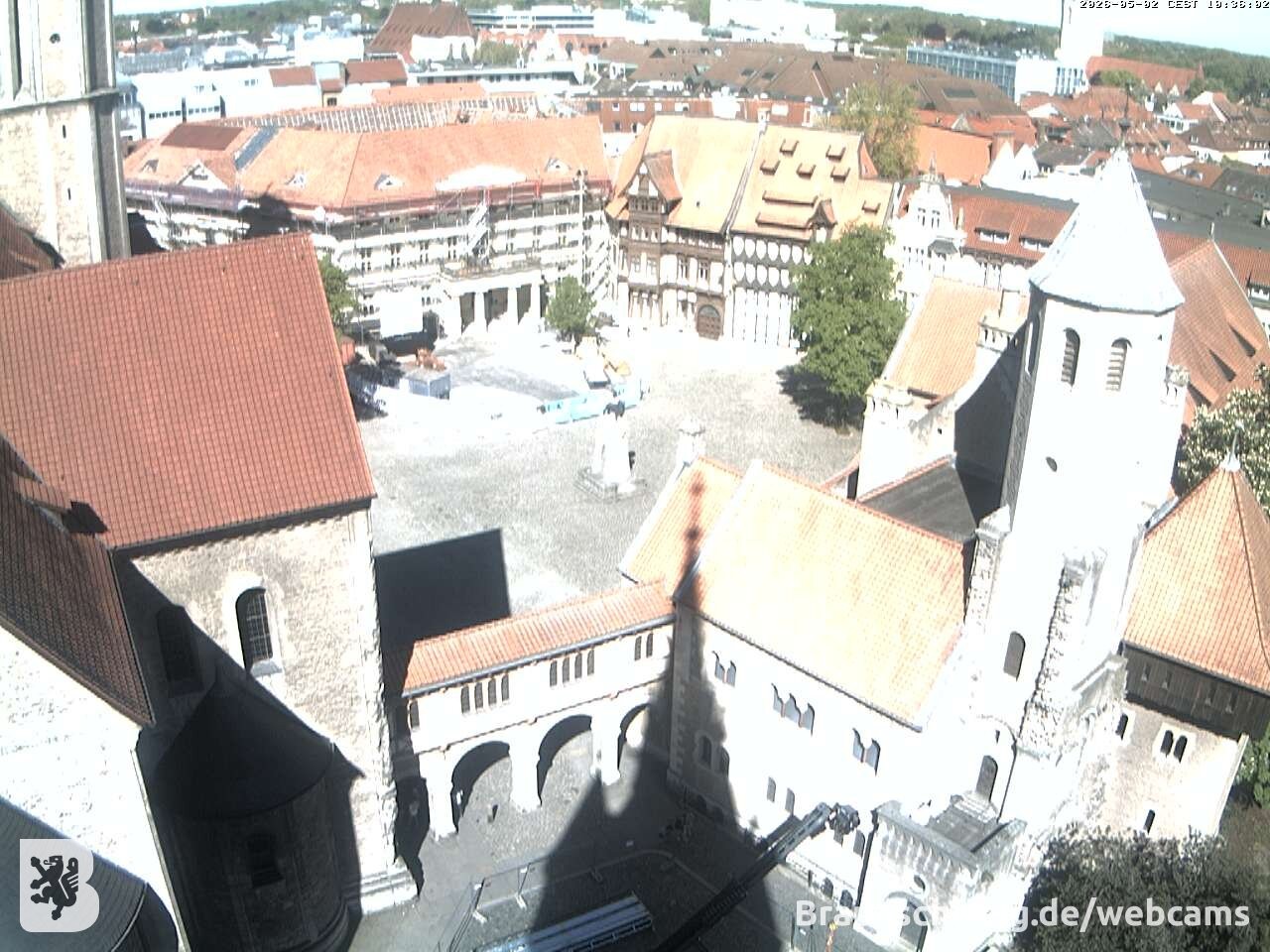 Archiv Foto Webcam Burgplatz Braunschweig