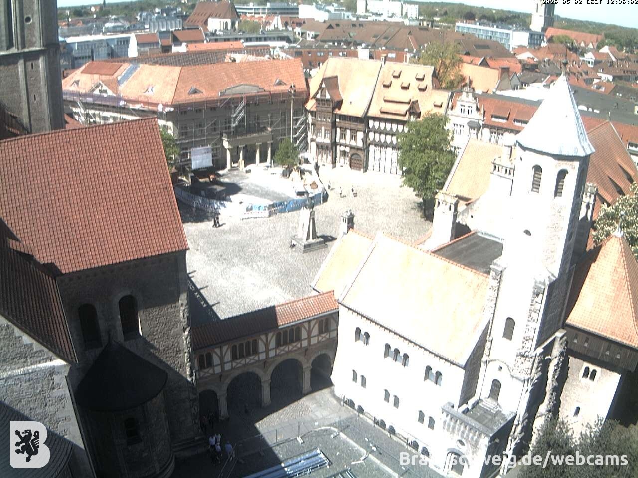 Archived image Webcam Braunschweig - View to Castle Square