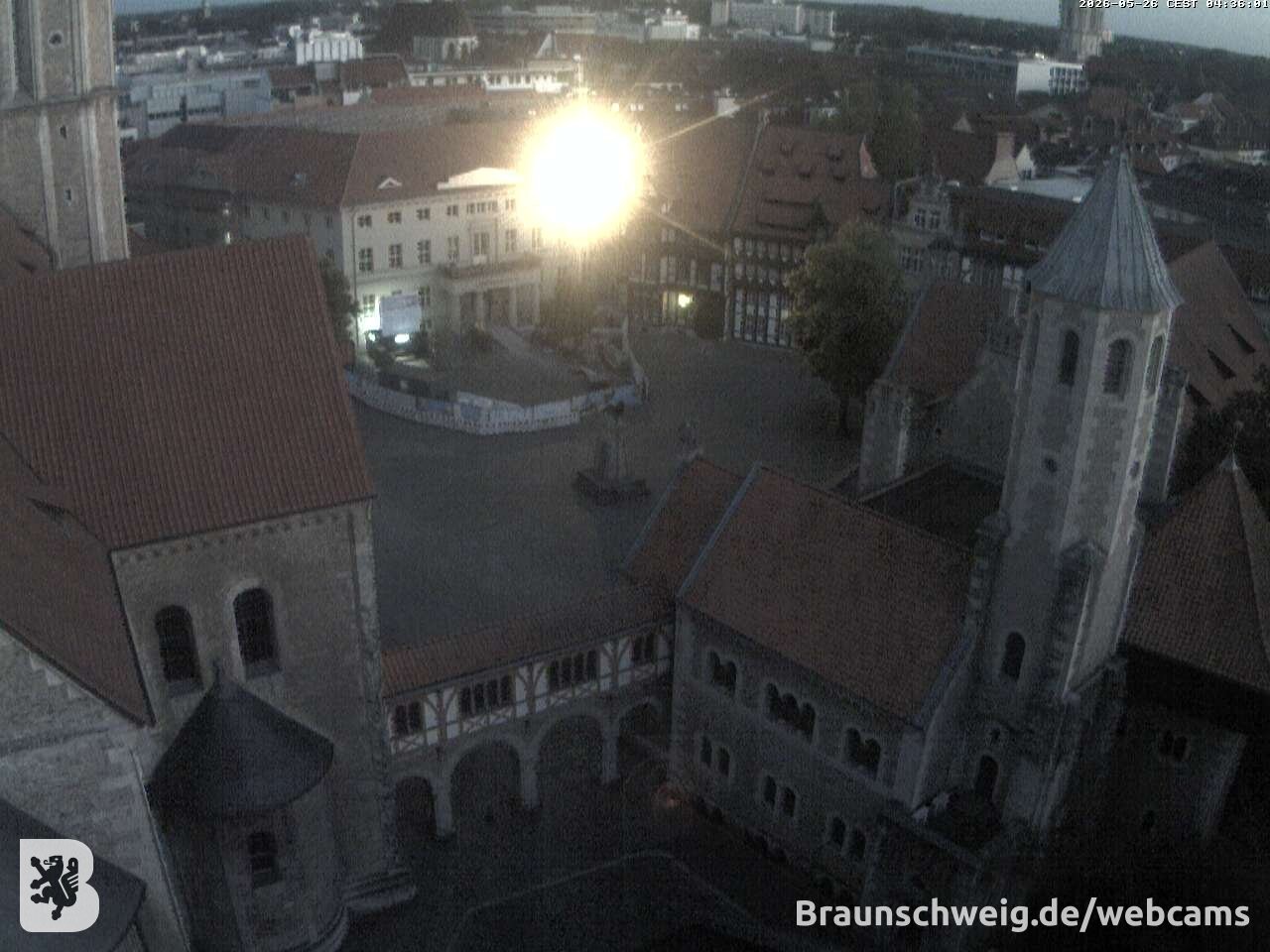 Archiv Foto Webcam Burgplatz Braunschweig