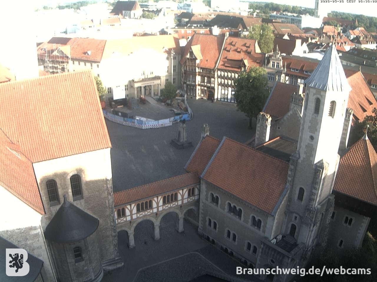 Archiv Foto Webcam Burgplatz Braunschweig