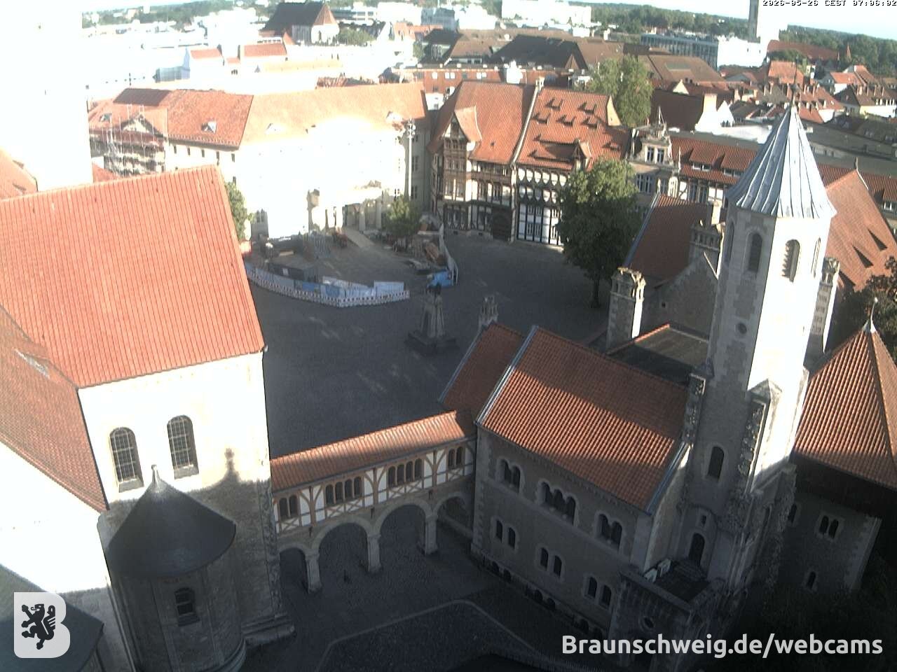 Archiv Foto Webcam Burgplatz Braunschweig