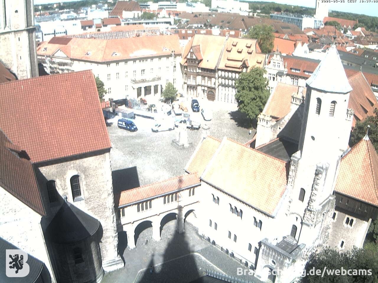 Archiv Foto Webcam Burgplatz Braunschweig