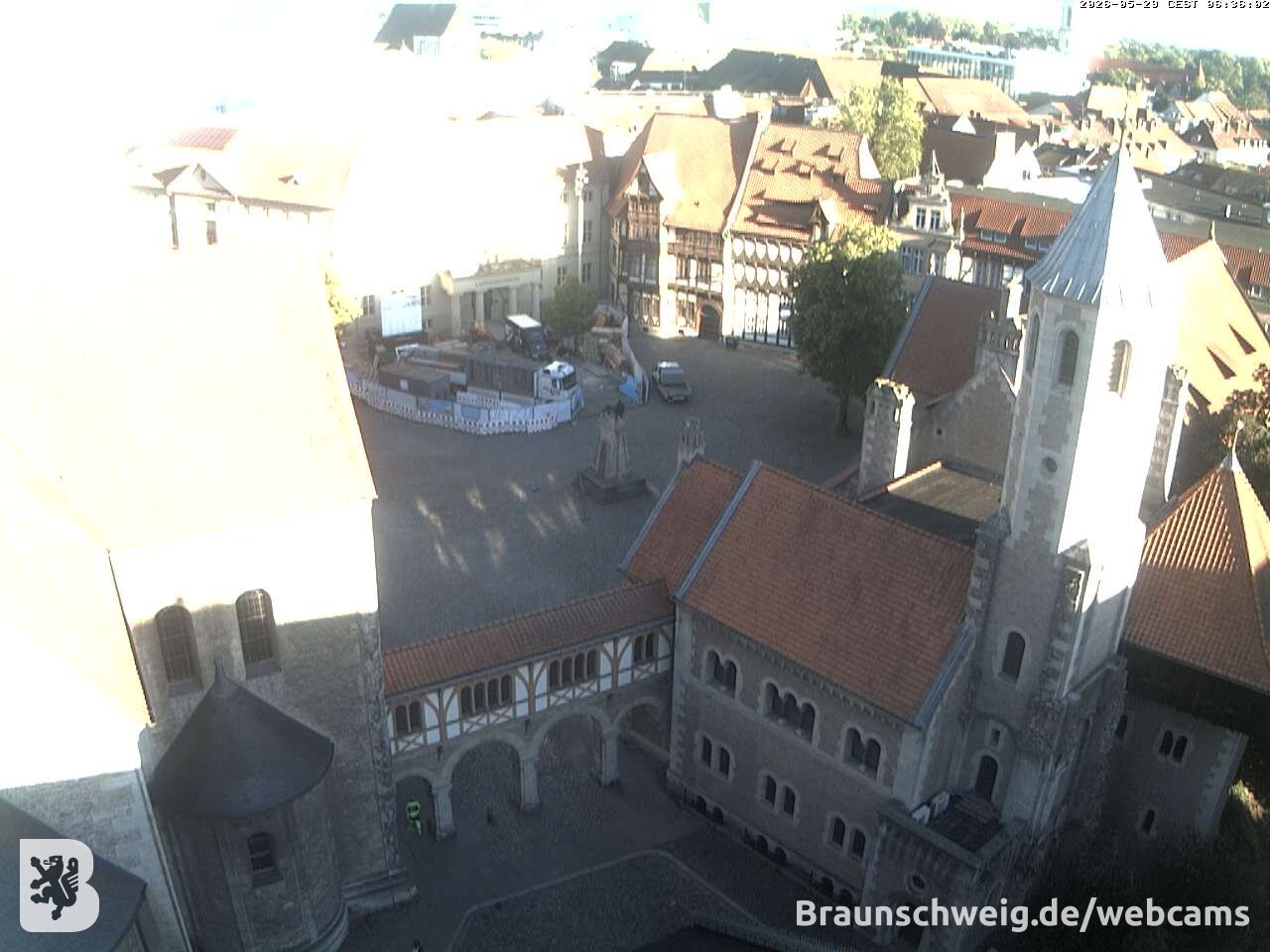 Archiv Foto Webcam Burgplatz Braunschweig