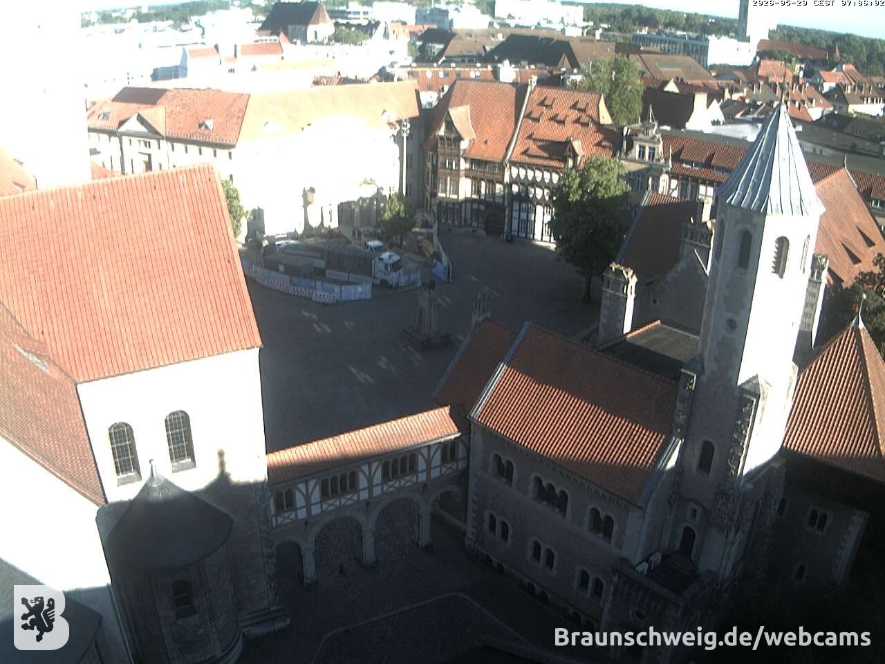 Archiv Foto Webcam Burgplatz Braunschweig