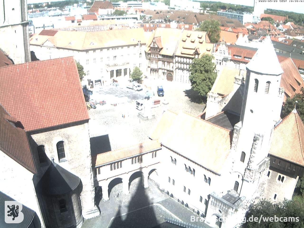 Archiv Foto Webcam Burgplatz Braunschweig