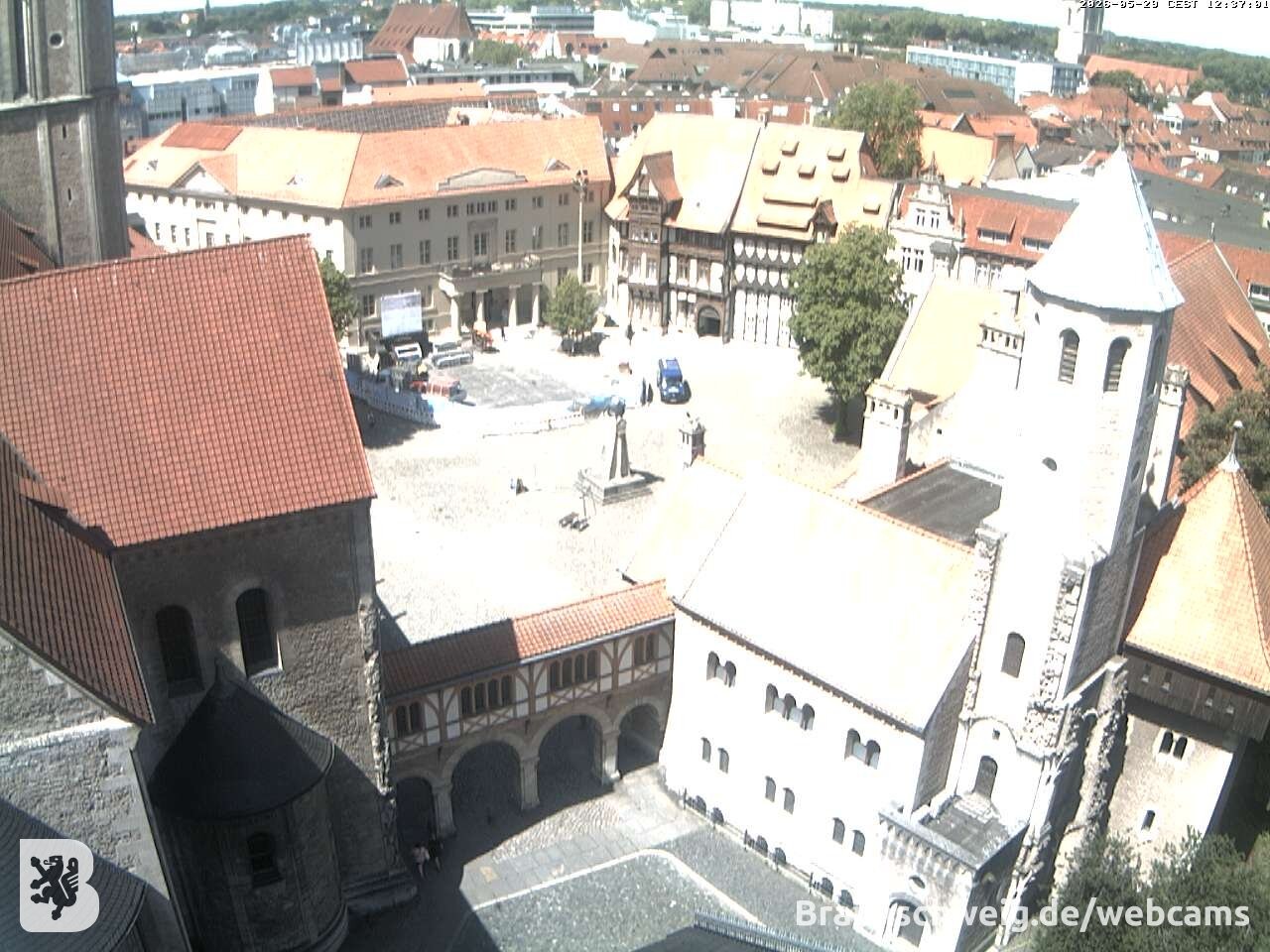Archiv Foto Webcam Burgplatz Braunschweig