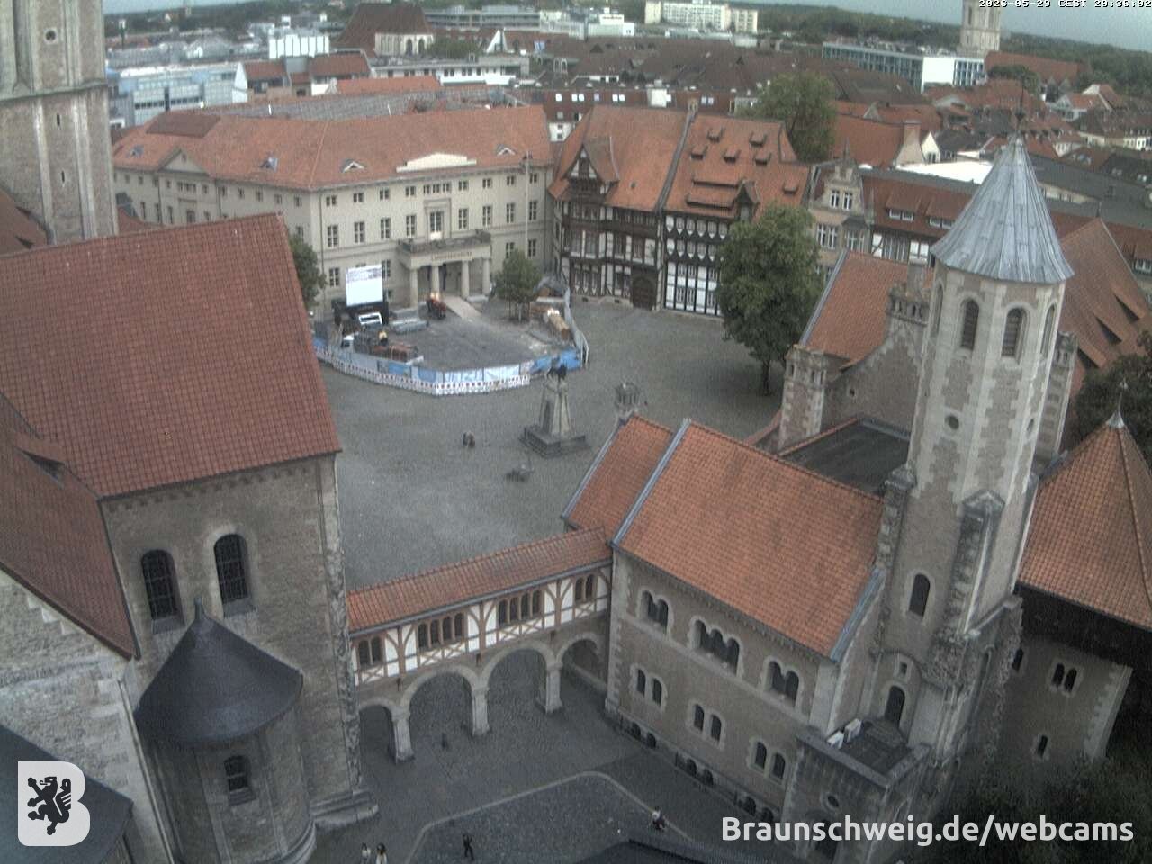 Archiv Foto Webcam Burgplatz Braunschweig