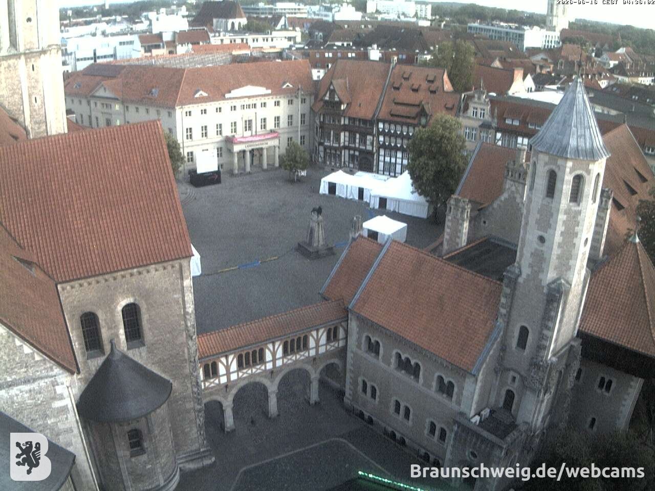 Archiv Foto Webcam Burgplatz Braunschweig