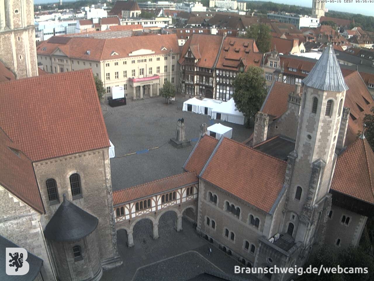 Archiv Foto Webcam Burgplatz Braunschweig