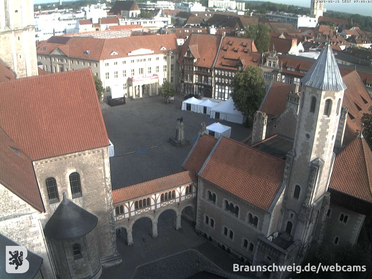 Archiv Foto Webcam Burgplatz Braunschweig