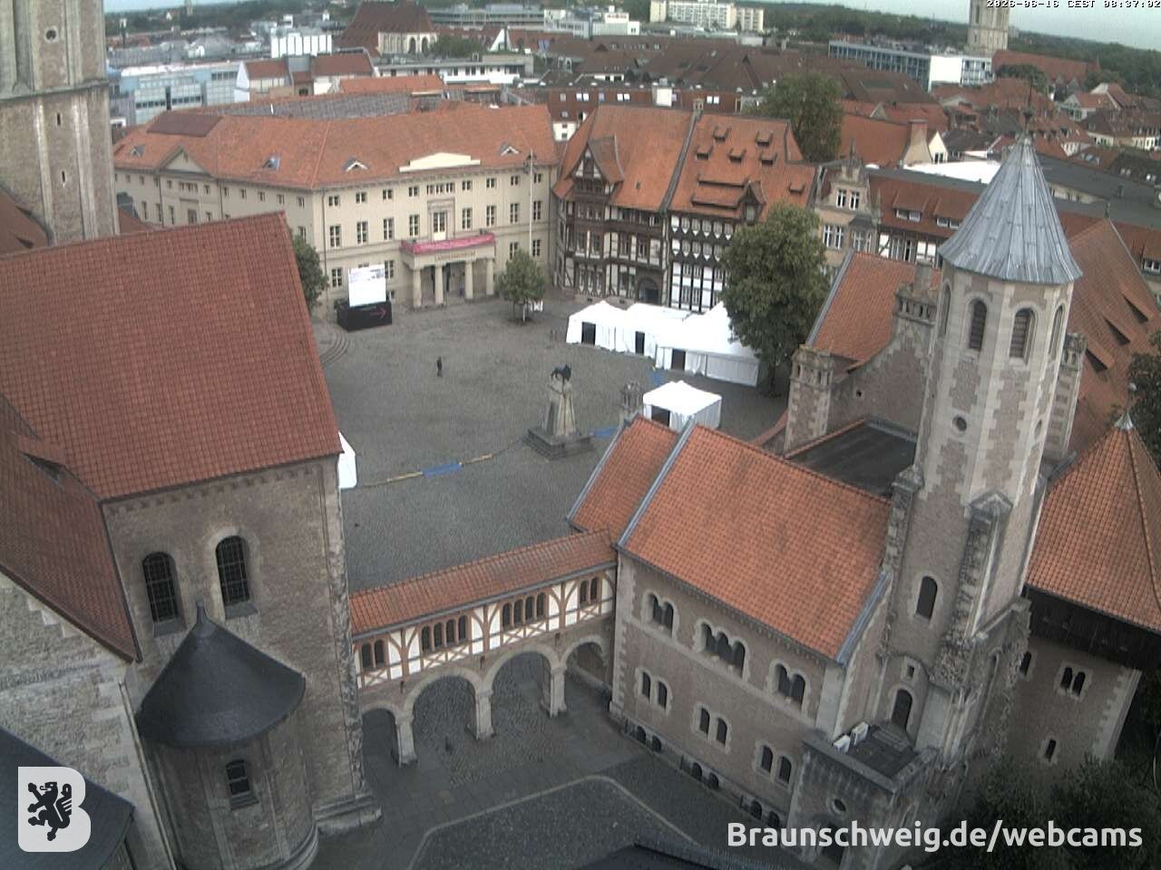 Archiv Foto Webcam Burgplatz Braunschweig