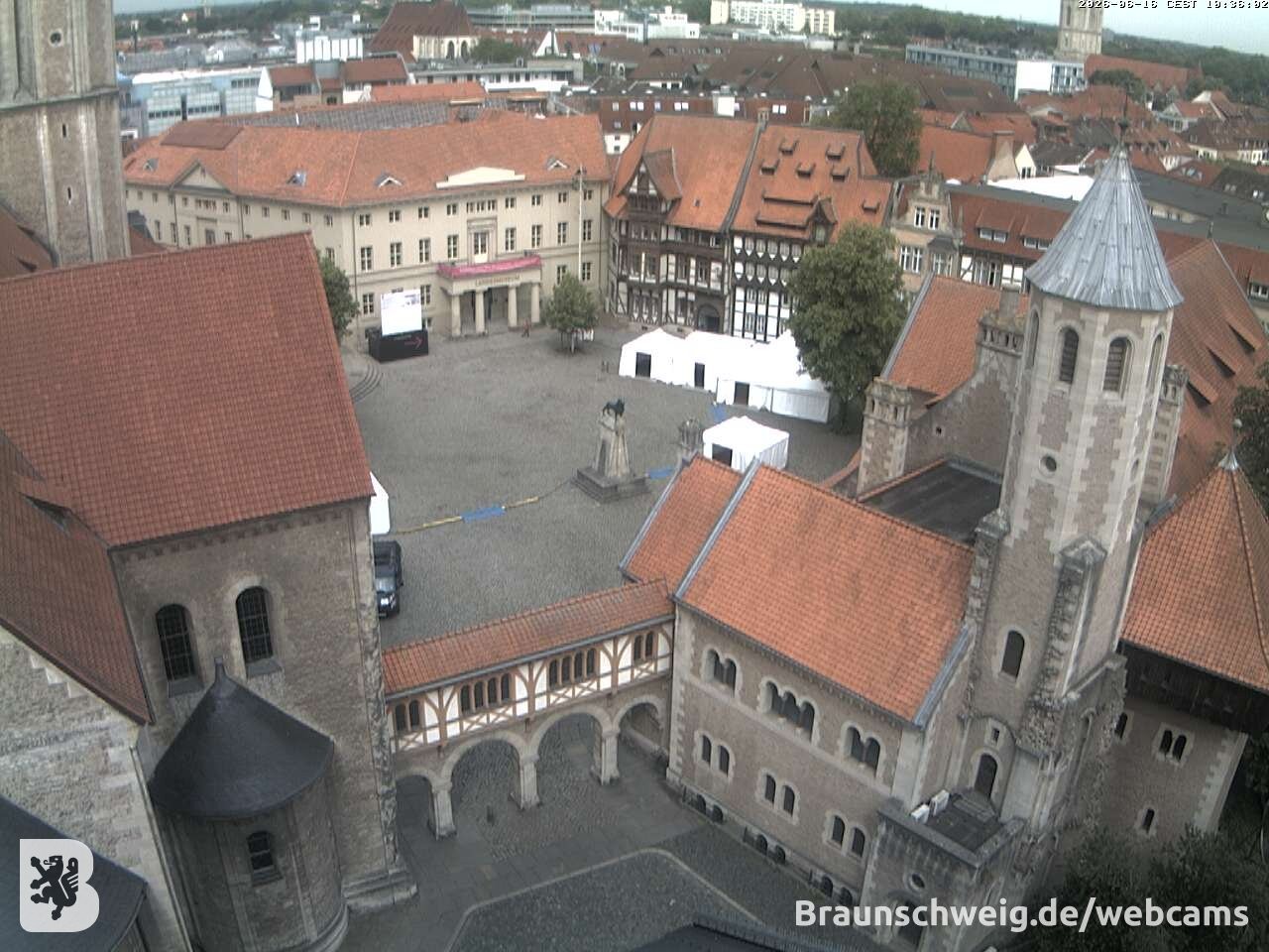 Archiv Foto Webcam Burgplatz Braunschweig